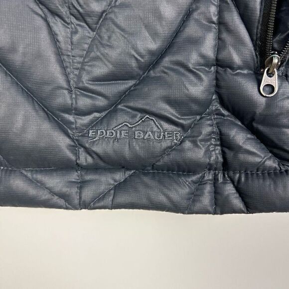 Eddie Bauer Goose Down Puffer Vest 700 fill power 
 blue gray size women’s M - Picture 6 of 11